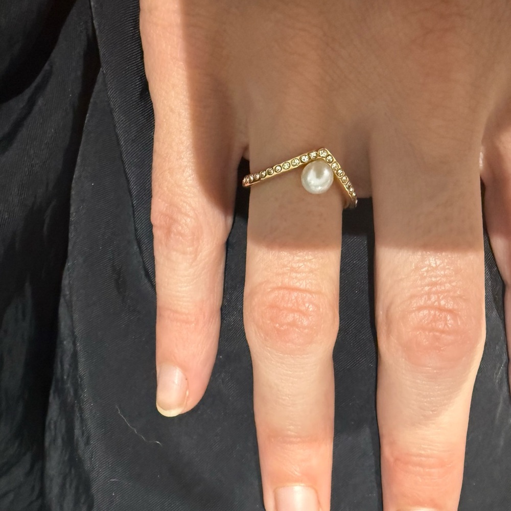 Vita Fede Gold Plated Ring Sz 7